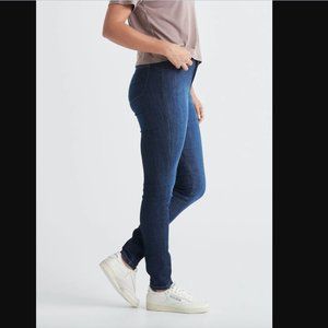 DU/ER 31 X 28 Performance Denim High Rise Skinny Dark Wash